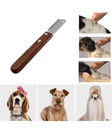 Vastseea Professional Dog Trimmer - Ergonomic Wooden Handle for Animal Care - Ideal for Right-Handed Grooming - Perfect for Most Dogs - Buy Online on GoSupps.com