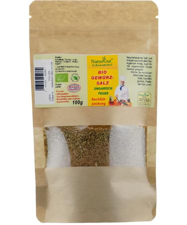 NaturGut Refill pack - organic HUNGARIAN FIRE SALT (100 g)
