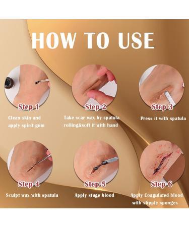 Buy Depvision SFX Scar Wax | 2.12oz Halloween Fake Wound Makeup | Special Effects for Cosplay & Theatrical Use - Buy Online on GoSupps.com