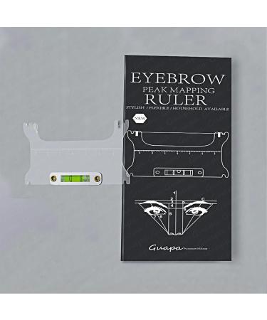 Professional Eyebrow Measuring Tool Kit | Microblading Ruler & Leveler for Precise Eyebrow Mapping | Brow Peak Ruler #4 - Buy Online on GoSupps.com