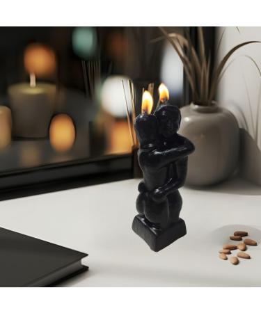 Vrinda Decorative Candle - Erotic Couple Assorted (Black) | Elegant Home D cor | International Shipping Available - Buy Online on GoSupps.com