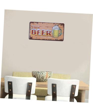 Artibetter Tin Signs Iron Painting Metal Signs Iron Painting Vintage Signs for The Sign Antique License Plate Antique Signs - Buy Online on GoSupps.com