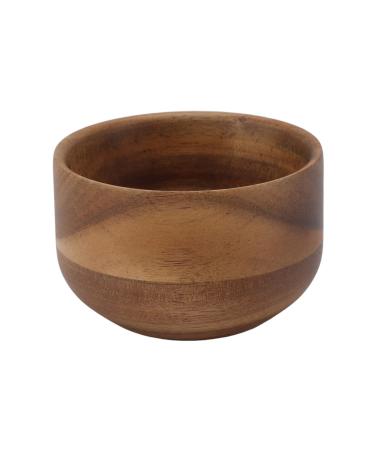 YWBL-WH Wooden Shaving Bowl Lightweight Shaving Mug Wooden Face Mask Bowl Soap Dish Cream Cup for Home Barber Shop