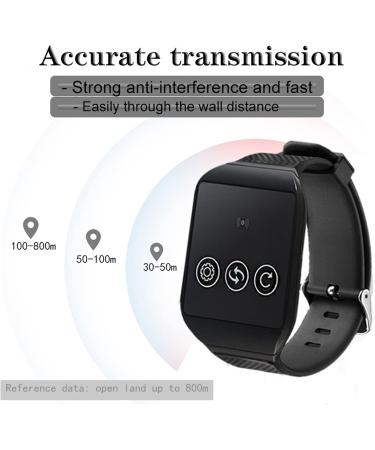 Wireless Wrist Pager System - 4-in-1 Caregiver Watch Call Button Set | IPX7 Waterproof for Home, Factory, Hotel, Hospital & Restaurant - Buy Online on GoSupps.com