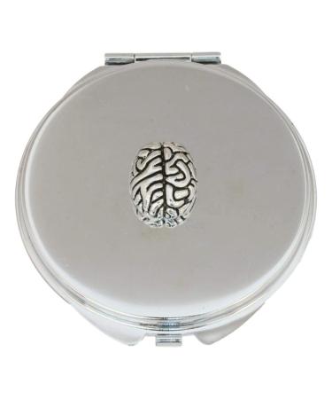 Brain Compact Mirror Handbag Gift With Free Engraving 537