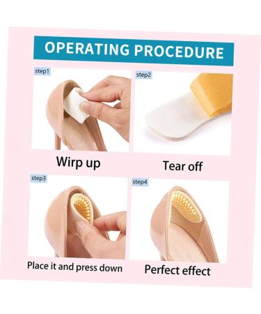 3 Sets of Silicone Heel Cushions & Grips - Self-Adhesive Heel Pads for Comfort & Protection | International Shipping - Buy Online on GoSupps.com