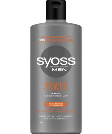 Syoss Men Power Shampoo for Strong Hair & Revitalized Hair 440ml