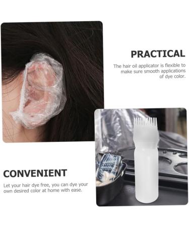 Angoily 1 Set Hair Dye Kit Hair Coloring Tools Hair Bleach Hair Dying Accessory Kit Hair Oil Bottle Bleach Kit Bleach Hair Kit Hair Coloring Kit Shower Caps White Portable Plastic Tool Kit - Buy Online on GoSupps.com