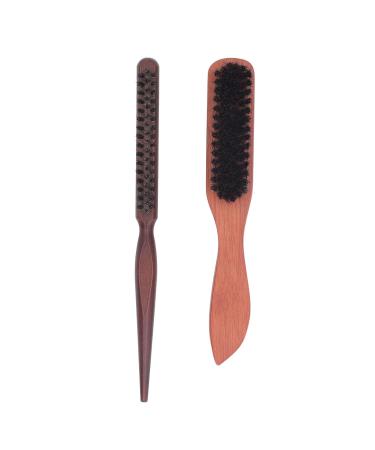 Grooming Beard Brush 2 Pack Durable Ergonomic Design & Soft Bristles for Men's Beard Care - Buy Online on GoSupps.com