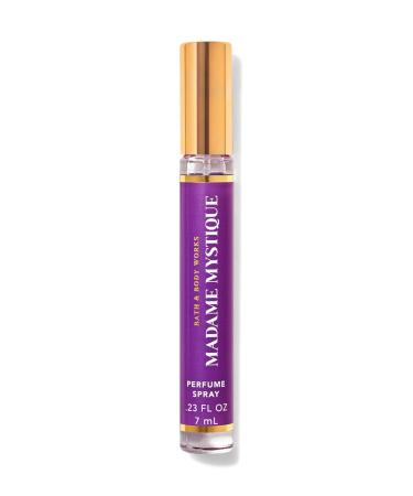 Bath and Body Mini Perfume Spray Travel size for Womens (.23 Fl OZ / 7 ml Madame Mystique) 0.23 Fl Oz (Pack of 1) Madame Mystique