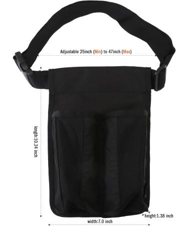 Buy Double Bag Massage Cream Lotion Holder Waist Belt - Black | Ideal for Massage Oils - International Shipping Available - Buy Online on GoSupps.com