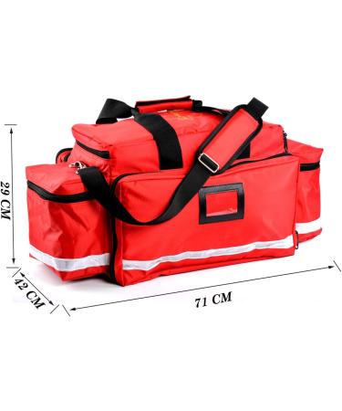 Aurelius Large Capacity First Aid Responder Bag - Empty EMT Trauma Kit for Emergency Supplies (Longer Plus) - Buy Online on GoSupps.com