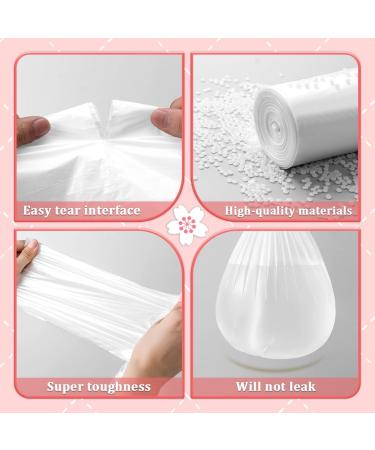 AOSULI 3-5l Compost Garbage Bags Handle Biodegradable Small Trash Bags Clear Plastic 1.2gal Waste Bags 108 Counts Recycling Strong White Rubbish Bags for Bathroom Office Handle-5l - Buy Online on GoSupps.com