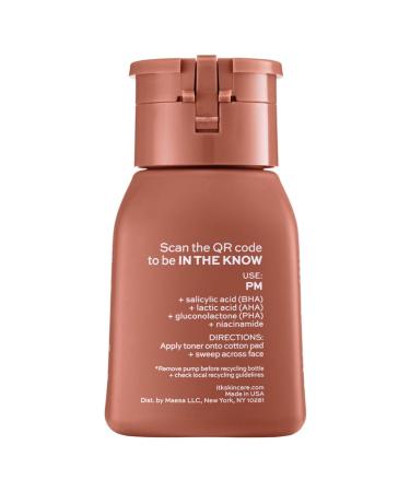 ITK Tri-Toner Face Exfoliator & Dark Spot Corrector - Minimize Pores & Achieve Glowy Skin Niacinamide-Infused 5 Fl Oz - International Shipping Available - Buy Online on GoSupps.com
