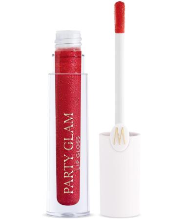 WYCON Cosmetics PARTY GLAM Volumizing Lip Gloss for Shiny and Glamorous Lips - 08 RED COCKTAIL - Buy Online on GoSupps.com