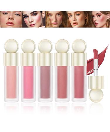 Liquid Blush Soft Pinch Dewy Liquid Blush Natural Matte Finish Looking Moisturizing Lightweight Blendable Feel 5 colors