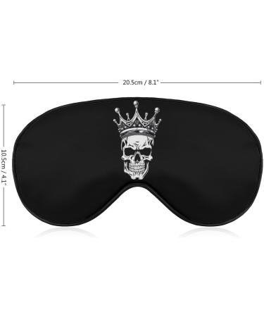 Funny Skeleton Skull Sleep Mask - Ultralight Eye Cover for Travel & Comfortable Sleep | Block Out Light - Buy Online on GoSupps.com