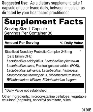 Full of Health UT ProbioticsUltra 30 Vege Capsules Ultra-Strength (52.5 Billion CFU) Probiotic Complex | Urinary Tract Health Support | Quality Non-Dairy Ingredients - Buy Online on GoSupps.com