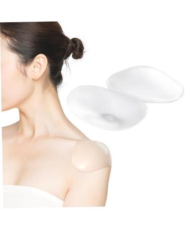 Silicone Shoulder Pads for Women Anti-Slip Self Adhesive Invisible Shoulder Push-Up Pads Reusable Shoulder Height Enhancer 1 Pair shoulder pads