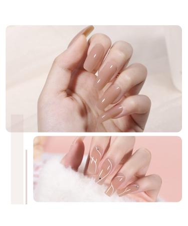 GAOY Poly Gel 60g Natural Nude Builder Gel - Nail Extension Gel for Salon-Quality Nail Art at Home - Buy Online on GoSupps.com