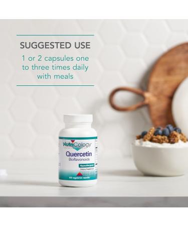 Nutricology Quercetin Bioflavonoids - Lemon Bioflavonoid Complex Rutin Citrus Extract Hesperidin Vegetarian Capsules - 100 Count - Buy Online on GoSupps.com