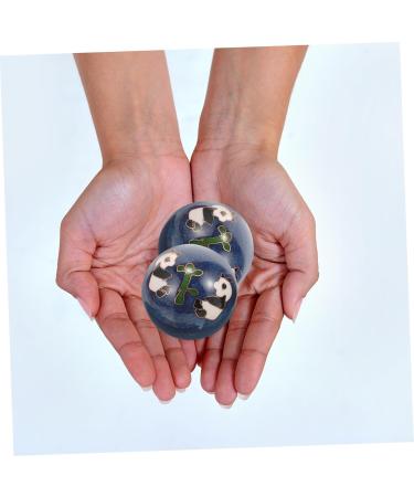 Gleavi 2-St Fitness Handball Meditation Balls | Baoding Fitness Equipment & Massage Globes | Panda Sport Gymnasium Essentials - Buy Online on GoSupps.com