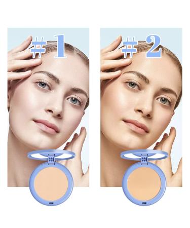 Oil Control Face Pressed Powder - Matte Smooth Waterproof Setting Powder for Long-Lasting Makeup (Natural Beige) - Buy Online on GoSupps.com