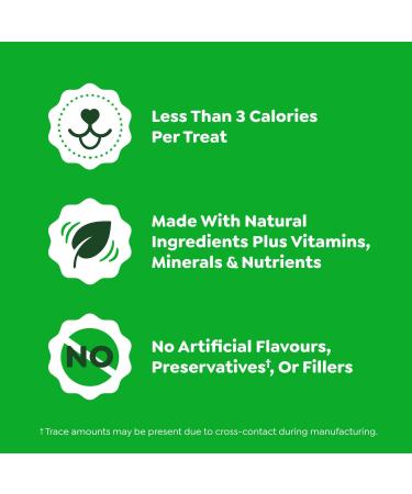 GREENIES Adult Dog Treats Original TEENIE Natural Dental Care (43 Treats) 12oz. Pack & Smartbites Dog Treats Immune Support Chicken Flavour 227g Pouch - Buy Online on GoSupps.com