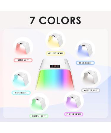 Red Light Therapy Mask | 7 Colors LED Facial Treatment for Skincare at Home - Best Spa Equipment - Buy Online on GoSupps.com