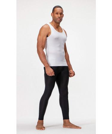 DEVOPS Men's Muscle Dri Fit Tank Top 3-Pack - Large, White (Gray Stitch) - Buy Online on GoSupps.com