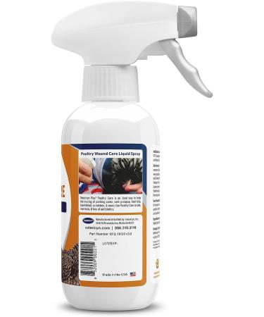 Vetericyn Plus Poultry Care 8 oz Spray | Treat Pecking Wounds, Cuts, Frostbite, Sores in Chickens | For Birds | Packaging Color May Vary - Buy Online on GoSupps.com