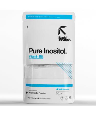 Rapid Strength Pure Inositol Powder 50g - Vitamin B8 | Promotes Mental and Physical Health | Promotes General Wellness