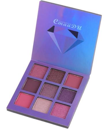 Didiseaon 2pcs 9 Metallic Eye Shadow Palettes Eyeshadow Women Eye Shadow Diamond Purple Powder Eye Shadow - Buy Online on GoSupps.com