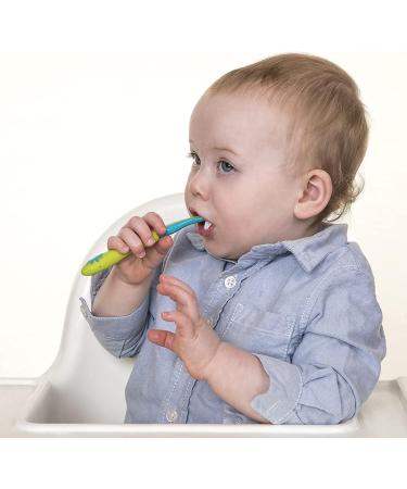 Nuby ID754 3 Piece Toothbrush Set - Soft Bristles Fun Colors for Kids | International Shipping Available - Buy Online on GoSupps.com