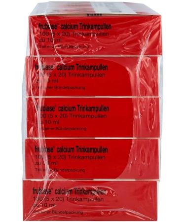 Buy FRUBIASE CALCIUM T Drinking Ampoules - 5X20 pcs | International Shipping Available - Buy Online on GoSupps.com