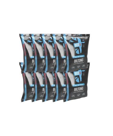 BEEFit Biltong Beef Jerky | Traditional | 10x30g | High Protein | Gluten Free | Keto Friendly Truly Traditional - Buy Online on GoSupps.com
