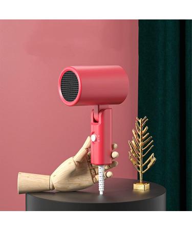 Hair Dryer 300W Mini Hair Dryer Portable Folding Girl Hair Dryer Kids Hairdryer Lightweight Blow Dryer Small Hairdryer for Student Dormitory and Travel Best Gift for Students Girls Friends Red Small - Buy Online on GoSupps.com