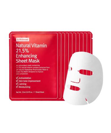 Buy Wishtrend Natural Vitamin 21.5% Enhancing Beauty Sheet Mask - 1 Sheet (0.81 fl oz) for Glowing Skin - Buy Online on GoSupps.com