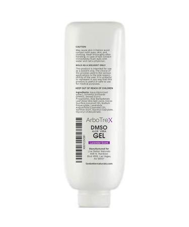 Pure Pharmaceutical DMSO Gel with Aloe Vera - Lavender Scented | 4 oz | Made in USA by Live Better Naturals - Buy Online on GoSupps.com