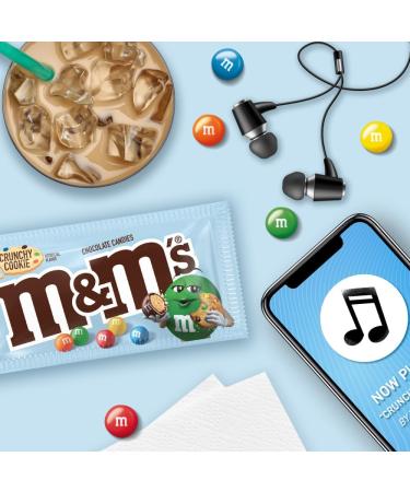  M&M's M & M's Crunchy Cookie Milk Chocolate Sweets 80 g Blue (Pack of 24) - Buy Online on GoSupps.com