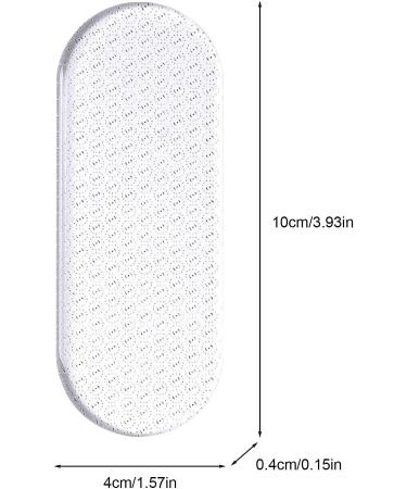 Glass Foot File Callus Remover Glass Callus Remover | Dry Heels Clear Foot File Pedicure Kit in-Shower Foot Scrubber Pedicure Helper for Smoothing Soft Feet - Buy Online on GoSupps.com