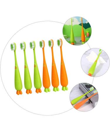 Ipetboom 6-Pack Cartoon Children's Manual Toothbrushes | Travel-Friendly Kids' Brushes with Detergent - Perfect for International Shipping - Buy Online on GoSupps.com