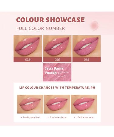 Buy 3 Colors Color Changing Lipstick Set | pH Reactive Moisturizing Glitter Lip Balm | Long Lasting Waterproof Matte Tinted Lipstick for All-Day Hydration - Buy Online on GoSupps.com