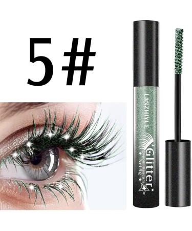  benshop Glitter Mascara 6 pcs Colors Sparkling Mascara with diamond glitter colorful pearly shine long-lasting and volumizing dazzling lash effect with shine - Buy Online on GoSupps.com
