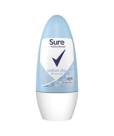 Sure Cotton Fresh Roll-on Deodorant - 6pk x 50ml