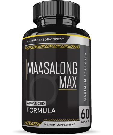 Justified Laboratories (3 Pack Maasalong Max 1600MG Advanced Men's Health Masalong Formula 180 Capsules - Buy Online on GoSupps.com