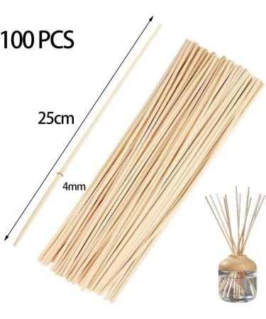 Xintangxia 100 Rattan Reed Diffuser Sticks - Aromatherapy Fragrance Rods for Home & Room Scent - 4mm Aroma Diffuser Sticks - Buy Online on GoSupps.com