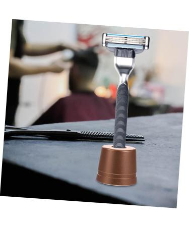 Buy Minkissy 2-Pack Razor Holder & Shaving Brush Stand - Aluminum Portable Men s Shaver Holder in Ros Gold - Buy Online on GoSupps.com