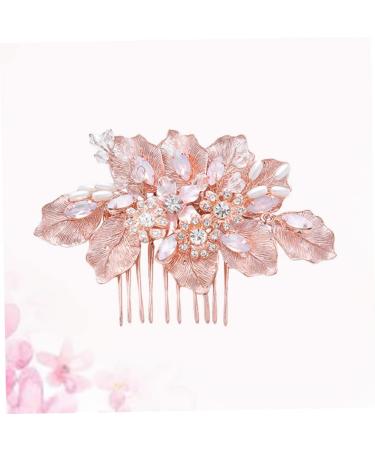 DOITOOL Side Hair Comb Bridal Wedding Hair Comb Bridal Hair Pin Wedding Head Jewelry Wedding Headdress Hair Comb Clip Wedding Headwear Tiara Bride Accessories Wedding Dress - Buy Online on GoSupps.com