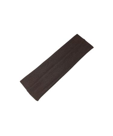 WESTEND CHOICE 7cm Wide Headbands Plain Stretchy Hairband Unisex Kylie Headband Bandeau Gym Exercise Headbands for Women & Men Soft Yoga Head Band (Dark brown) - Buy Online on GoSupps.com